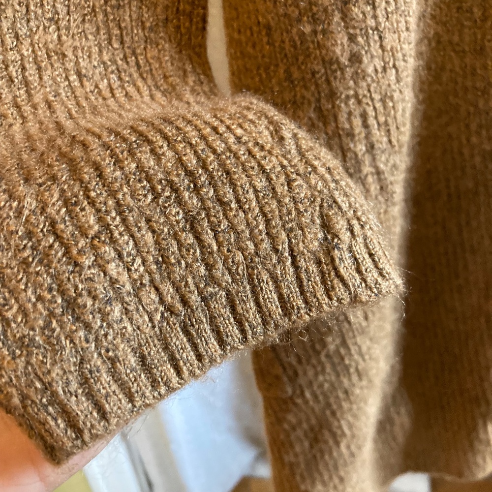 Tanish gold open mid length Time and Tru cardigan - Picture 4 of 5
